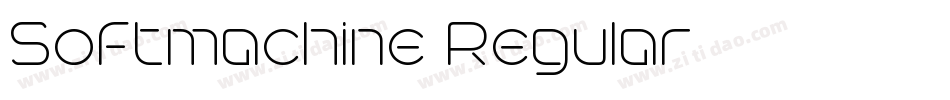 Softmachine Regular字体转换